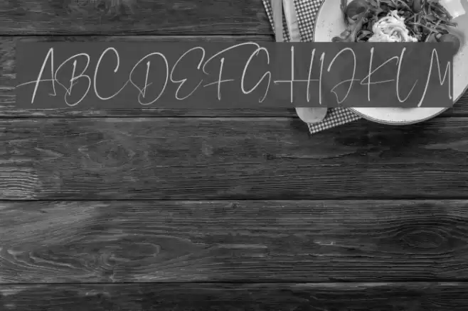 The Brittany Script Polices examples