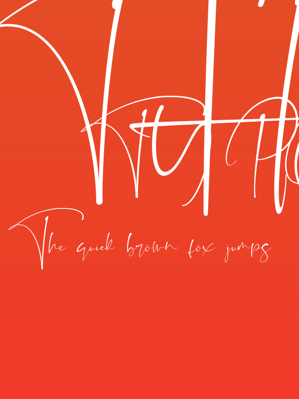 The Brittany Script Poster