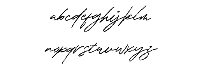 The Broadband Personal Use Reg Font LOWERCASE