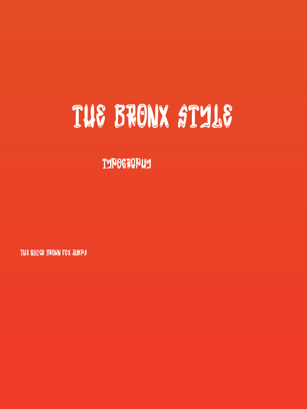 The Bronx Style Poster