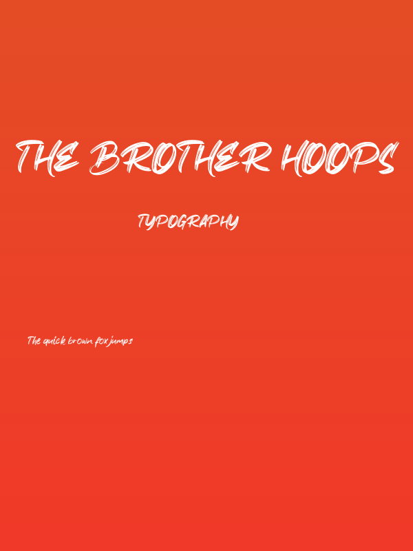 The Brother Hoops Poster