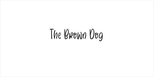 The Brown Dog Logo