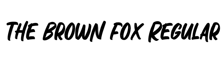 The Brown Fox Regular  नि: शुल्क फ़ॉन्ट्स डाउनलोड