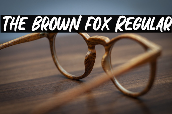 The Brown Fox Regular Example 2
