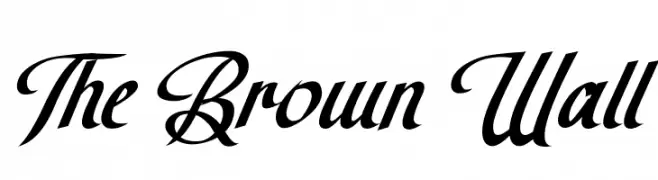 The Brown Wall  नि: शुल्क फ़ॉन्ट्स डाउनलोड