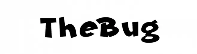 The Bug  Frei Schriftart Herunterladen