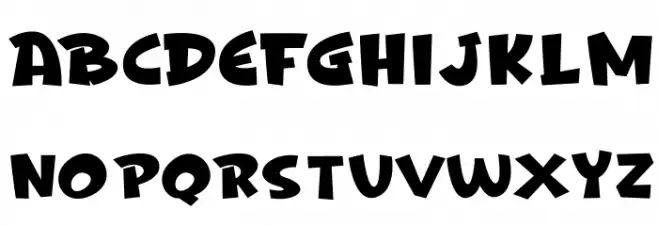 The Bug Шрифта ВЕРХНИЙ