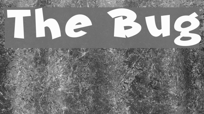 The Bug Font examples