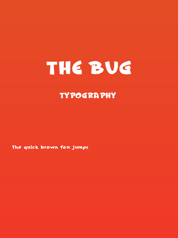 The Bug Poster