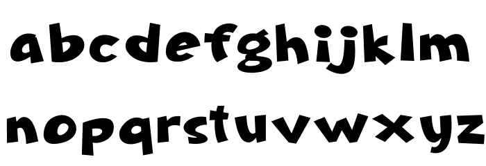 The Bug Font LOWERCASE