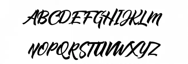 The Bugatten Font Litere mari