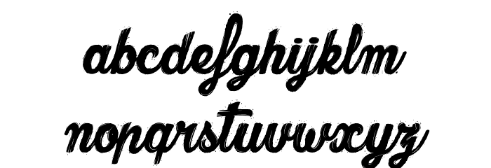 The Bully_PersonalUseOnly Font LOWERCASE