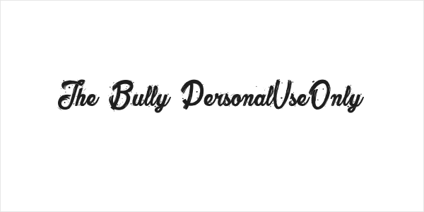 The Bully_PersonalUseOnly Logo