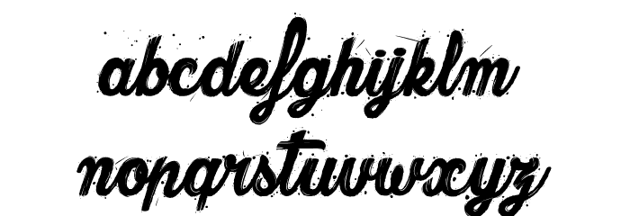 The Bully_PersonalUseOnly Font LOWERCASE