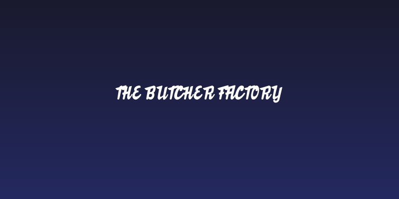 The Butcher Factory Social Header