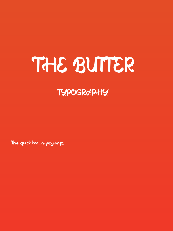 The Butter Poster