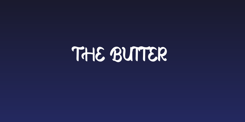 The Butter Social Header