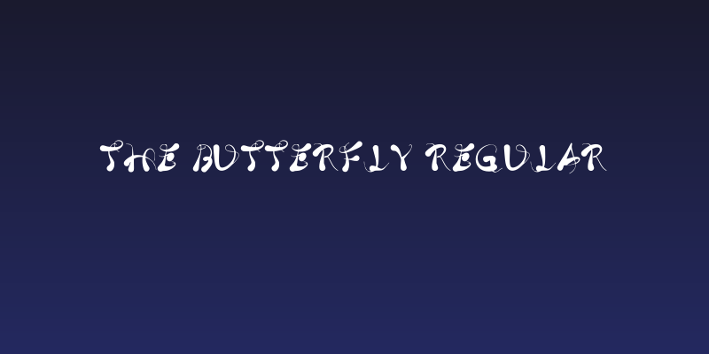 The Butterfly Regular Social Header