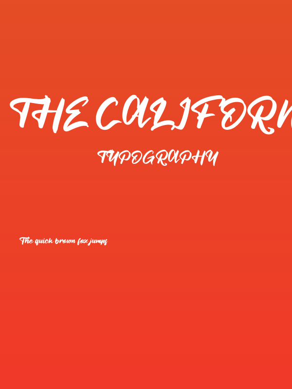 The California Hustle Poster