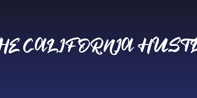 The California Hustle Social Header