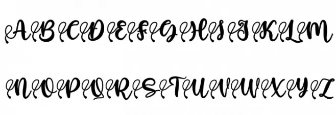 The CaliforniaDemo Schriftart Groß