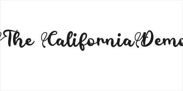 The CaliforniaDemo Logo