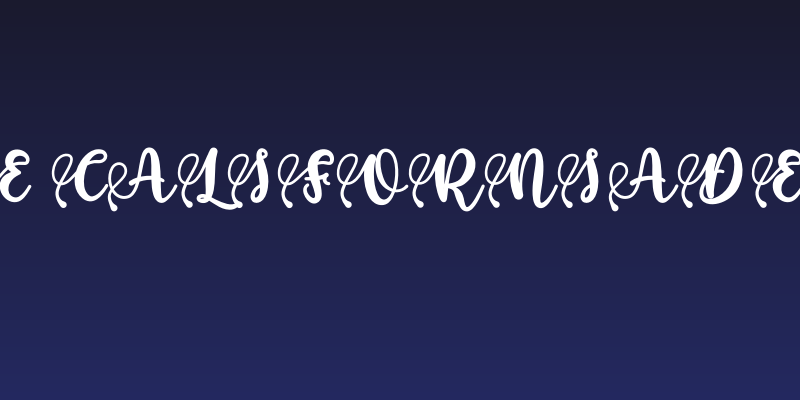 The CaliforniaDemo Social Header