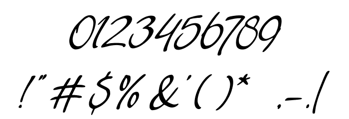 The Californication Font OTHER CHARS