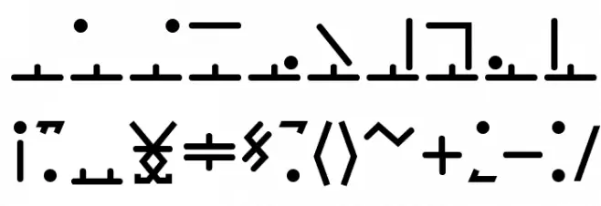 The Calling Font OTHER CHARS