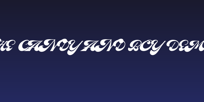 The Candy and Boy Demo Social Header