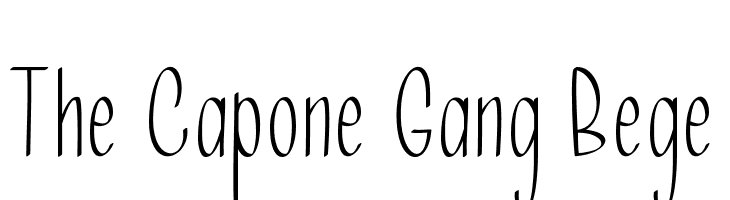 The Capone Gang Bege Polices
