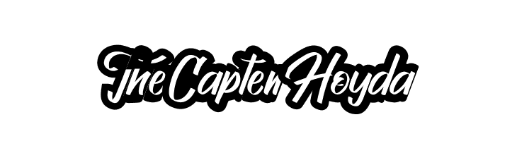 The Capten Hoyda Font