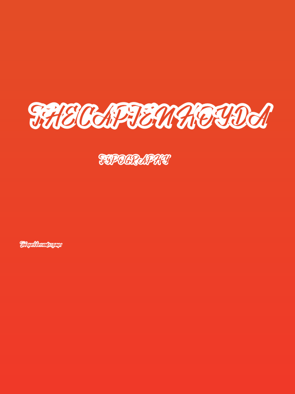 The Capten Hoyda Poster