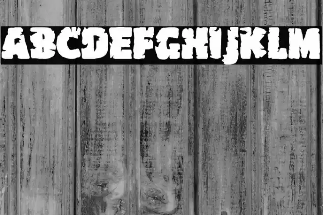 The Car Crash Night Font examples