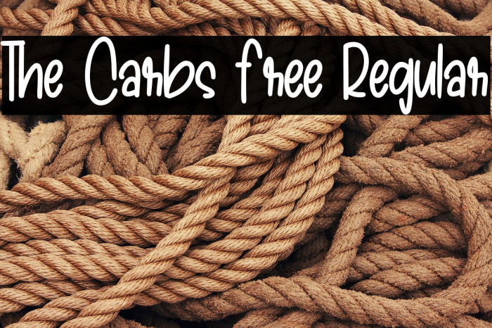 The Carbs Free Regular Example 3