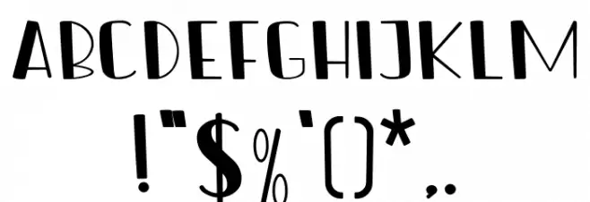 The Carstenz Font OTHER CHARS