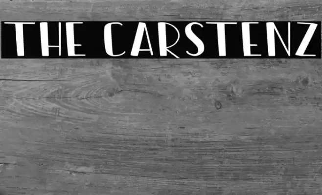 The Carstenz Font examples