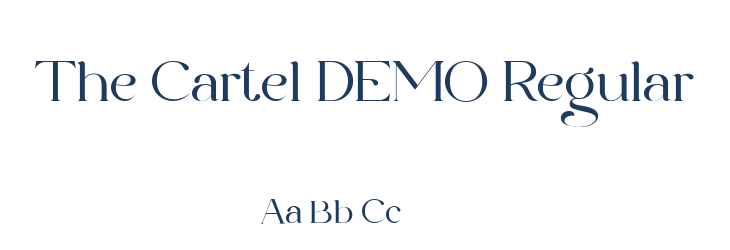 The Cartel DEMO Regular Font Preview