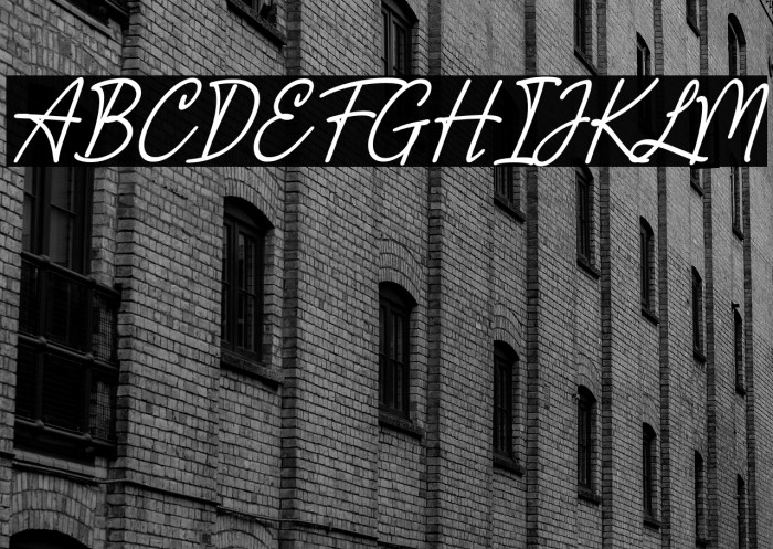 The Castellon Slant Reguler Example 1