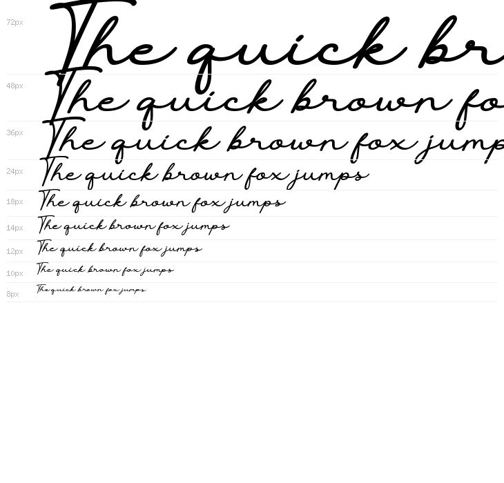 The Castellon Slant Reguler Waterfall