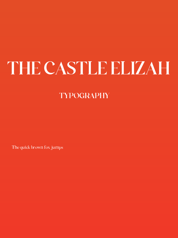 The Castle Elizah Poster