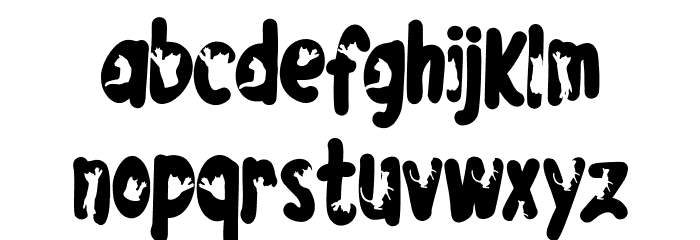 The Cat FREE Font LOWERCASE
