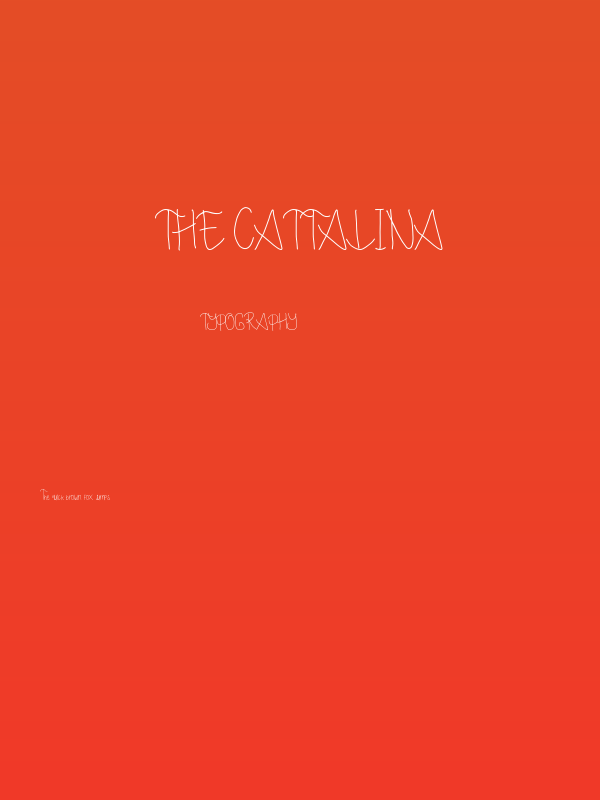 The Cattalina Poster