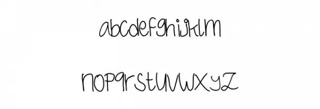 The Cattalina 字体 小写