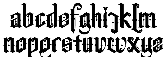 The Centurion Font LOWERCASE
