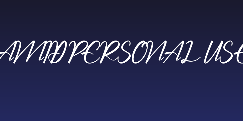 The Chamid Personal Use Only Social Header