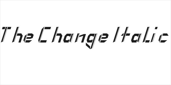 The Change Italic Logo
