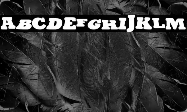 The Chaosland Font examples