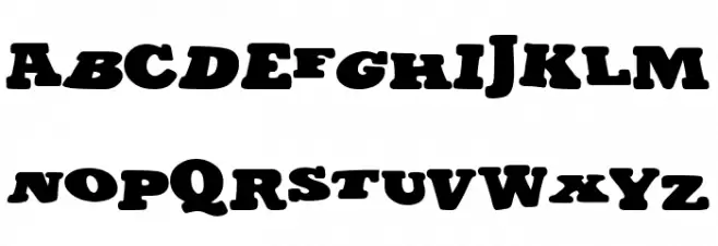 The Chaosland Font LOWERCASE