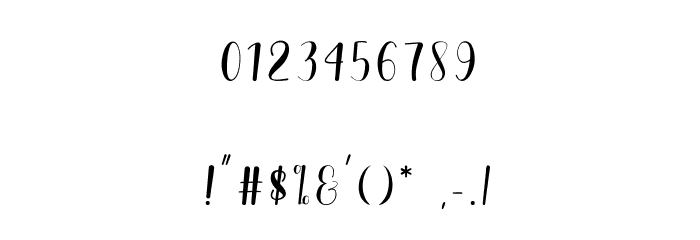 The Charlotte Font OTHER CHARS